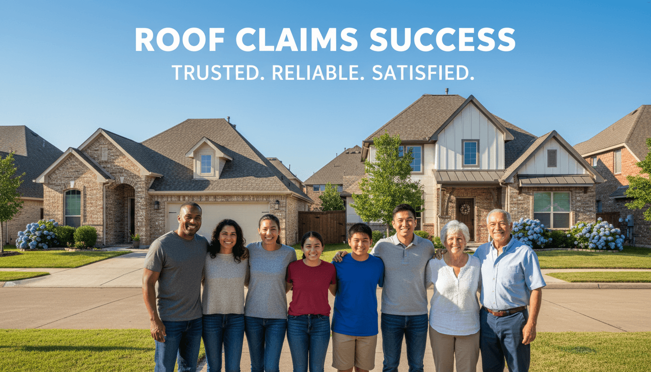 Professional roofing inspector examining a residential roof during daylight inspection